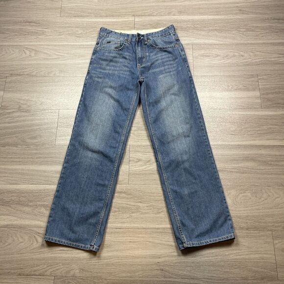 Ecko Unltd Jeans Mens 30 Blue Baggy Straight Denim Y2K